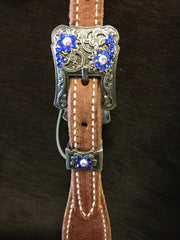 Single Ear Headstall with Bling Conchos