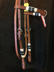 Jose Gonzalez Swell Brow Headstall with Rawhide